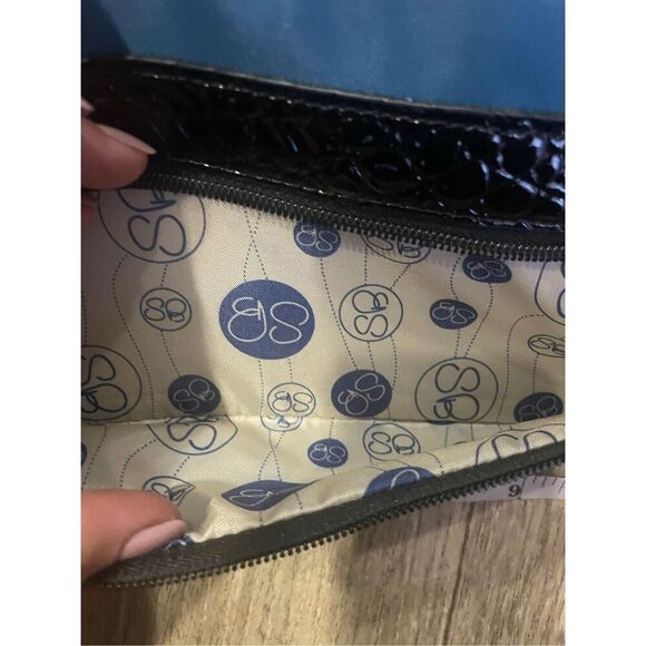 Samantha Brown Blue Wine Insulated Travel Case Purse New - Picture 4 of 6